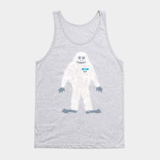 Yeti at a Social Gethering Tank Top